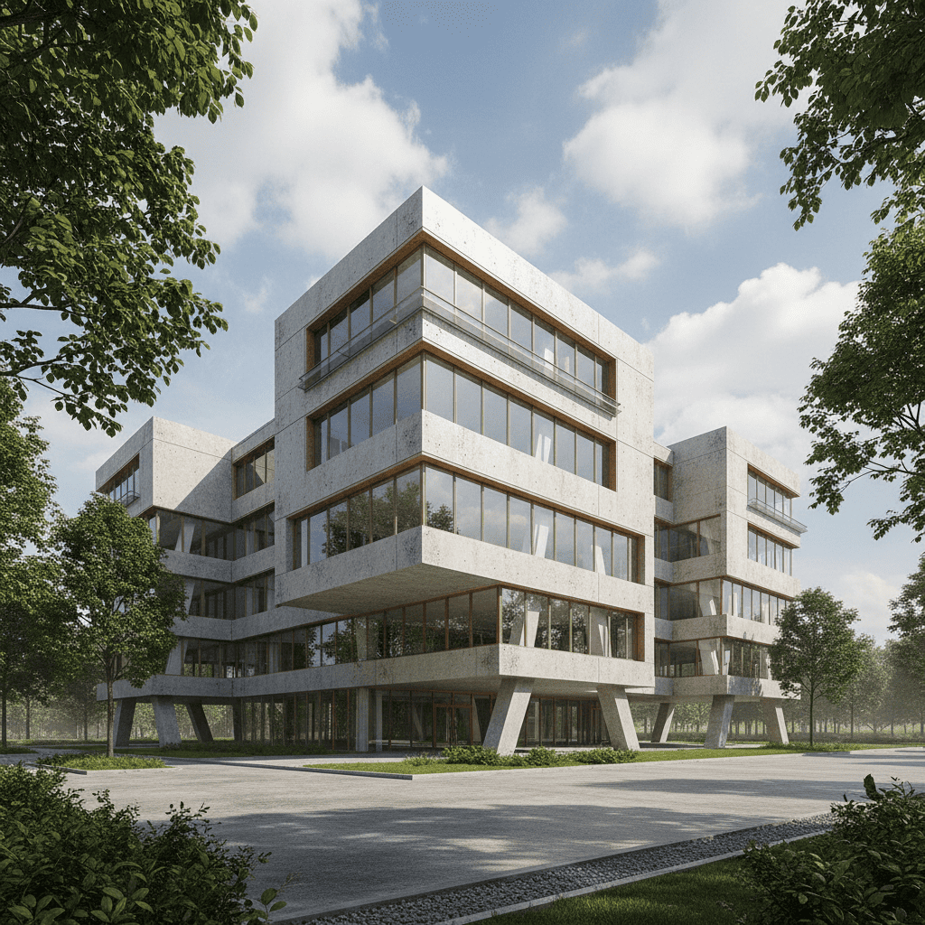 AI architectural render example 6