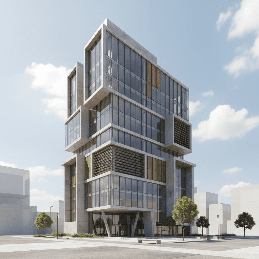 AI architectural render example 7